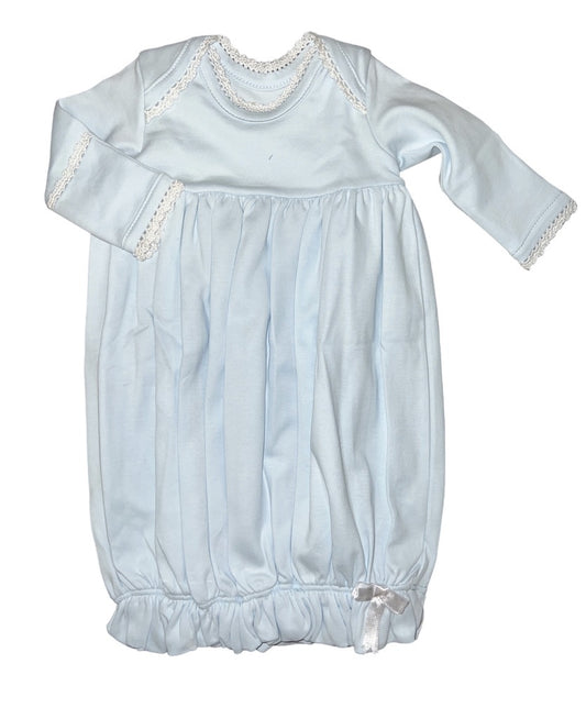 Squiggles Lap Shoulder Gown Blue