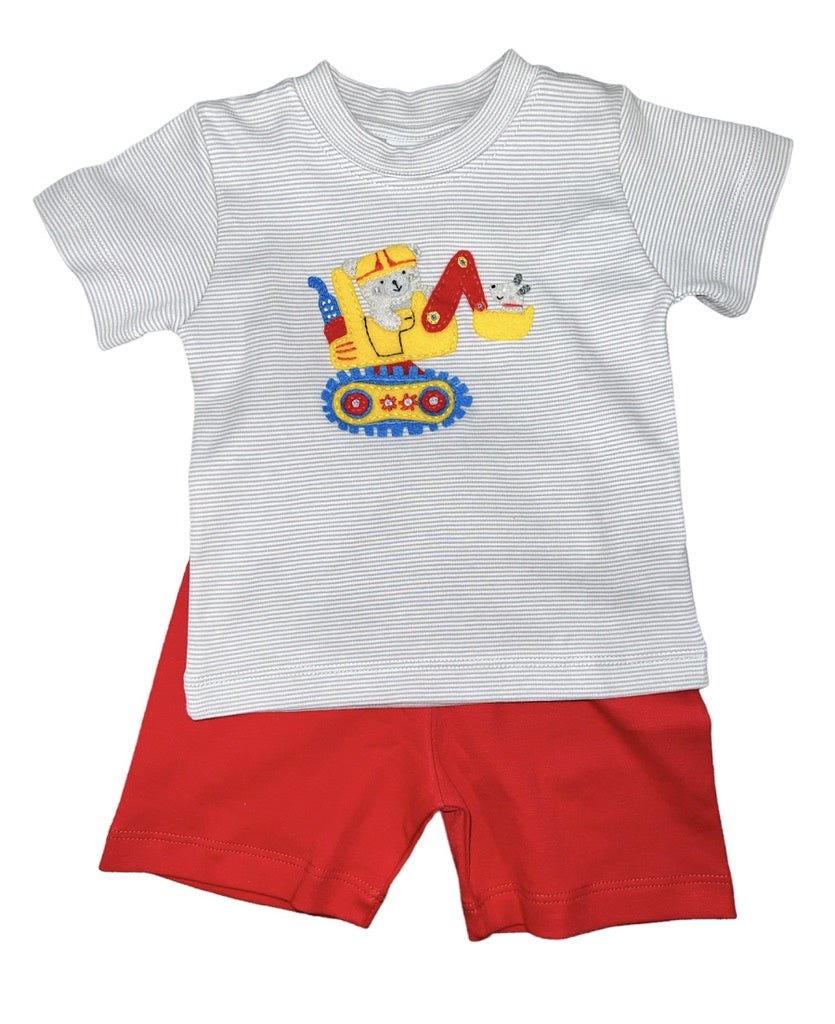Squiggles Cute Scoop Short Set