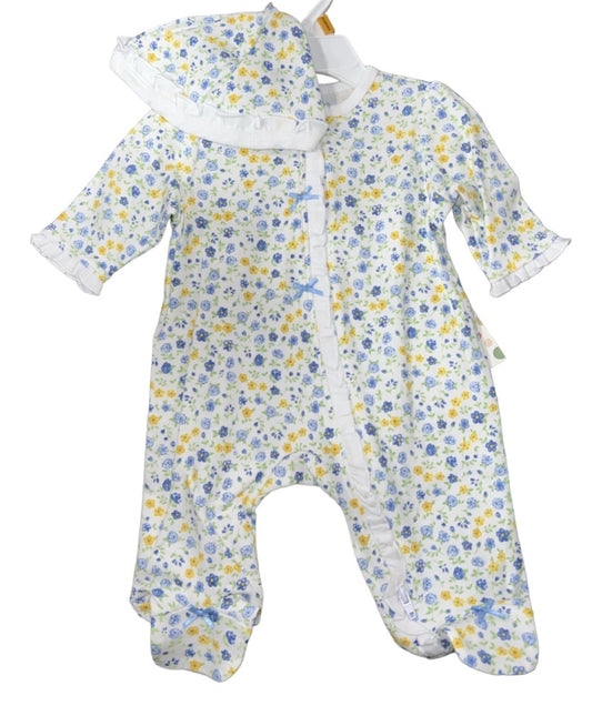 Floral Meadows Footie/Hat