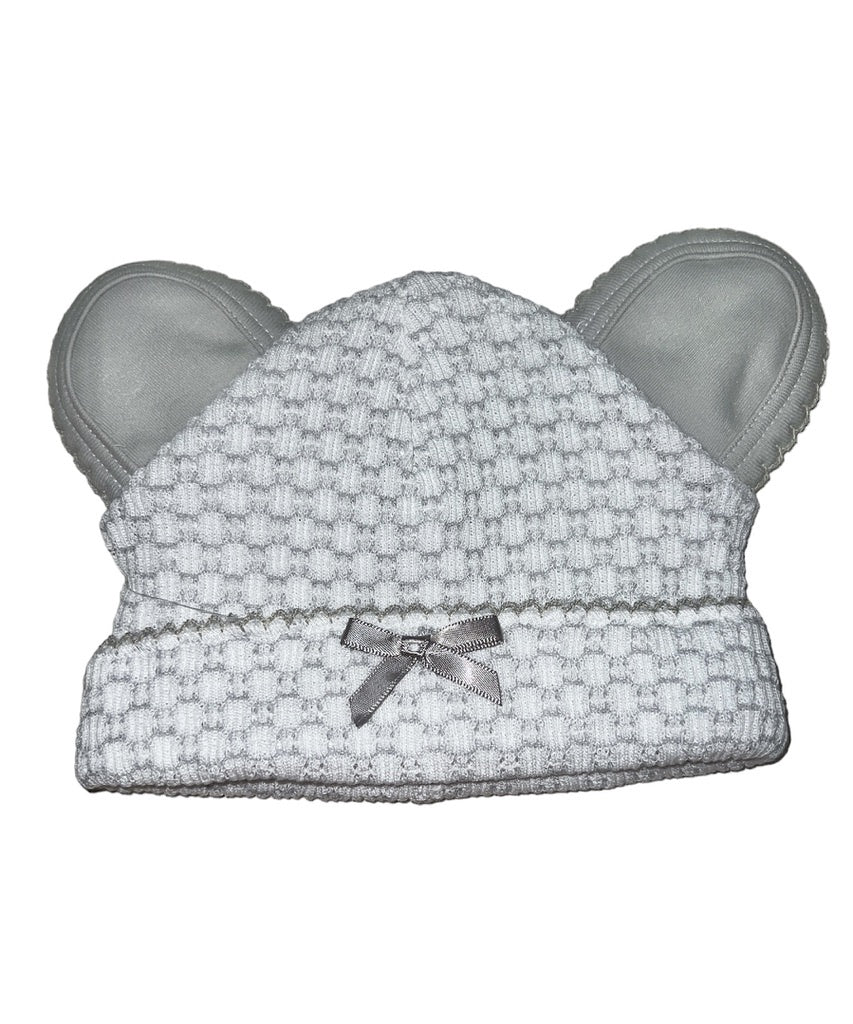 Paty Pinstripe Bear Cap Grey/Grey