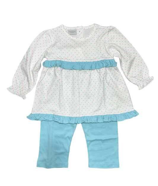 Squiggles Multi Dot Ruffle Pant Set