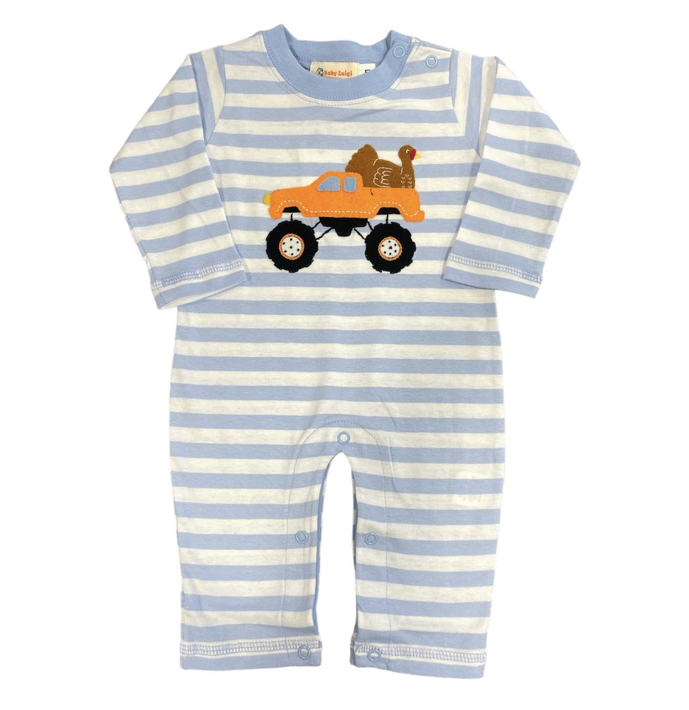 Truck w/Turkey Romper