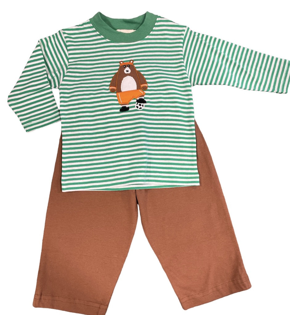 Soccer Bear Pant Set
