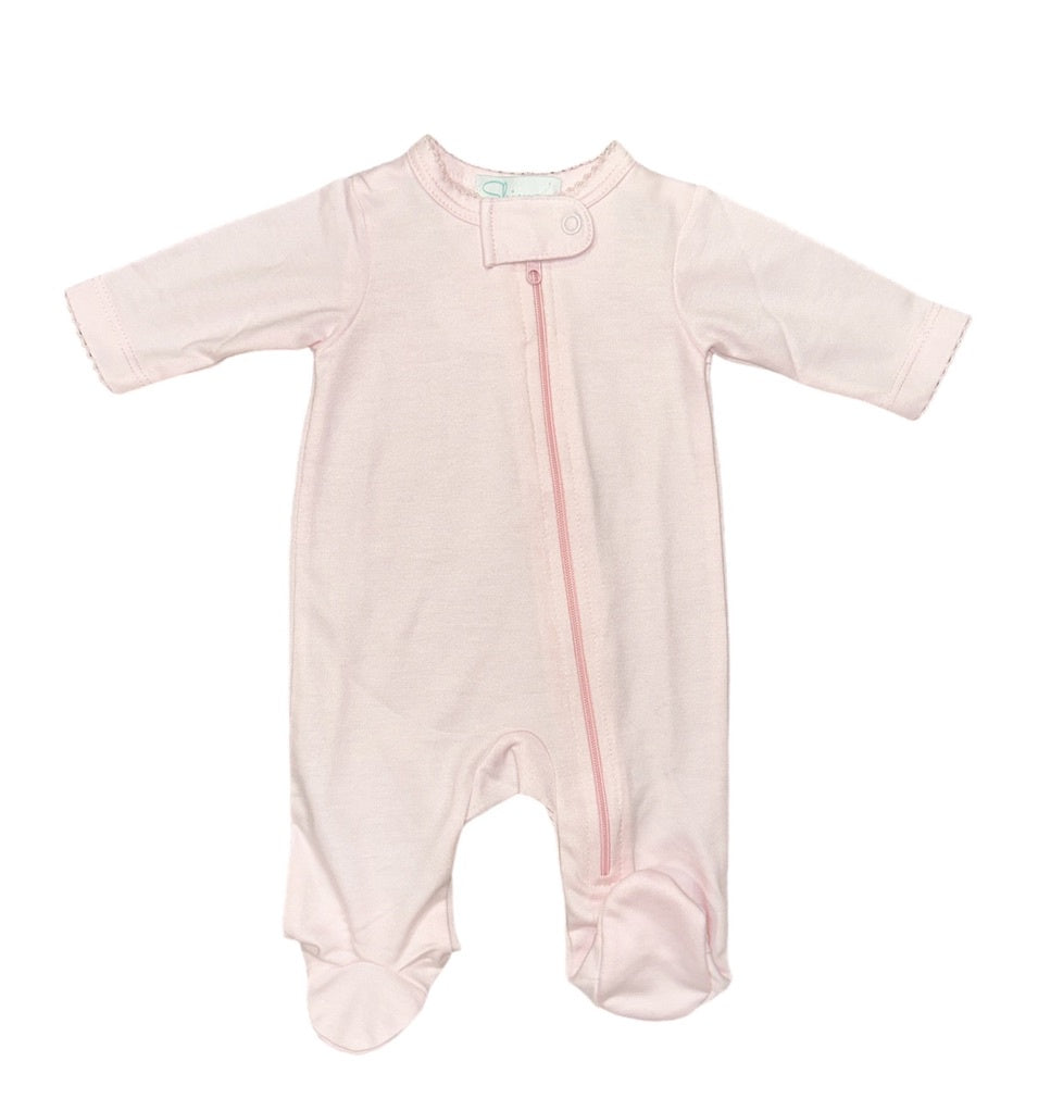 Pink Footie w/Zipper
