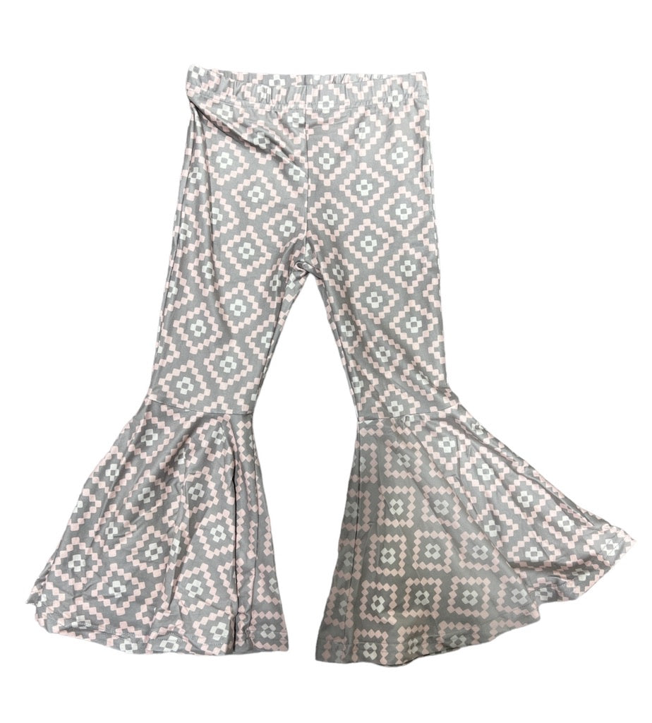 Boho Aztec Bell Bottoms