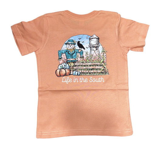 Scarecrow Cornfield Sunset Tee