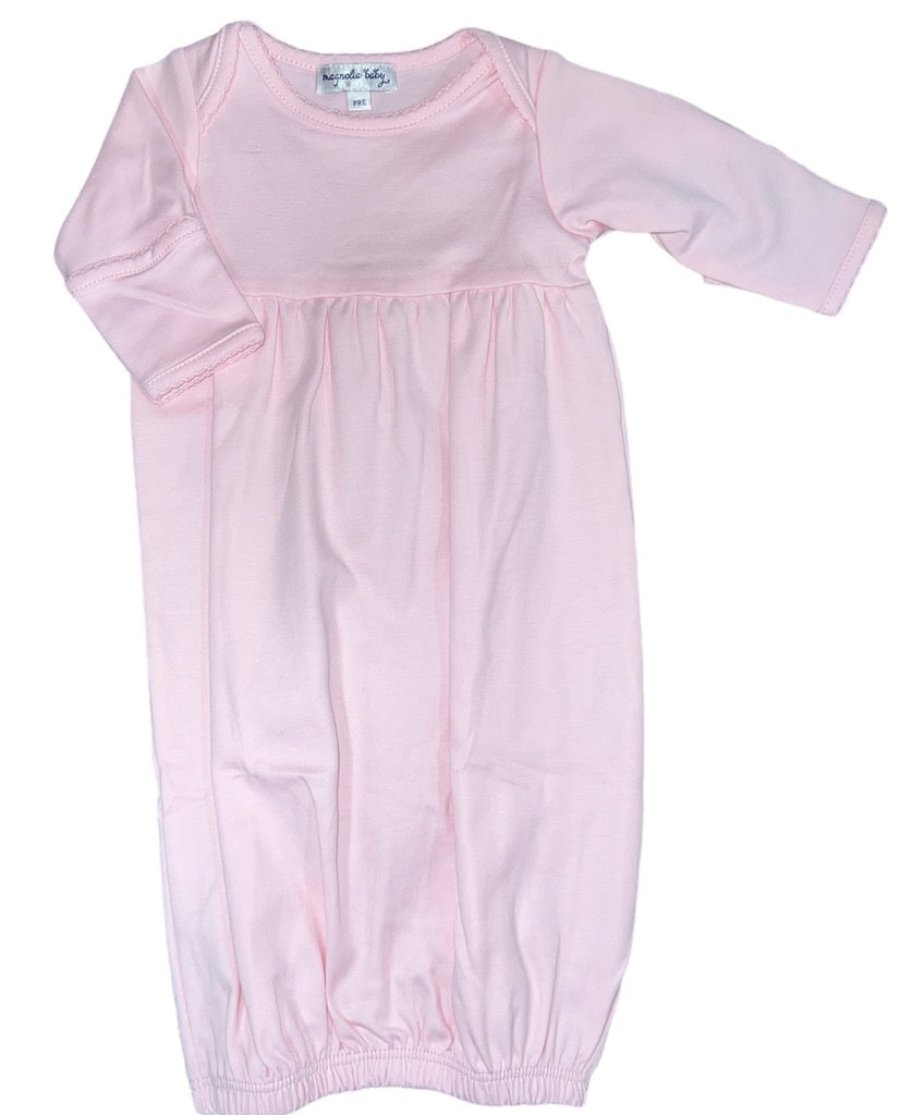 Simply Solids Pink Gathered Gown
