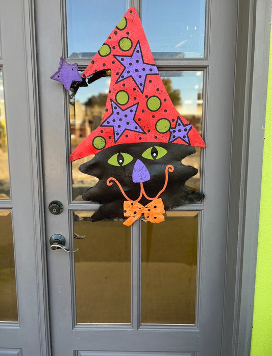 Cat Witch Door Hanger