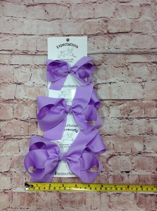 Light Orchid Hairbow