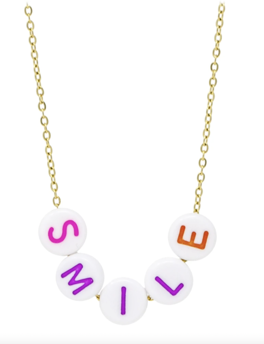 Smile Beaded Necklace