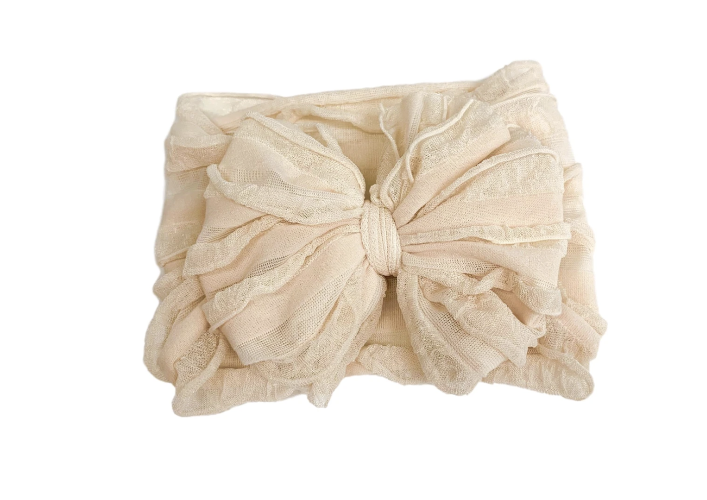 Sugar Cookie Ruffled Headband