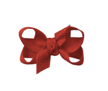 1.5'' Infant Bow Red