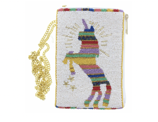 Kids Unicorn Beaded Purse