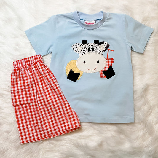 NG Chick Fil A Boy Short Set