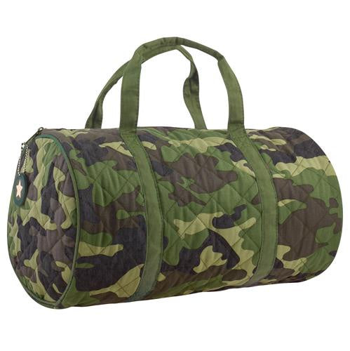 CAMO QUILTED DUFFLE