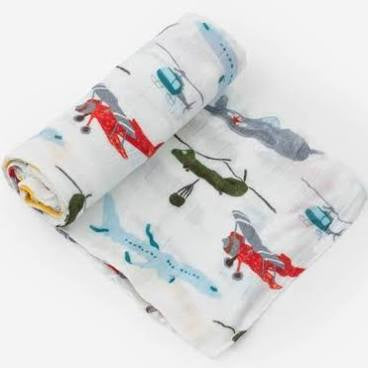 Air Show Deluxe Muslin Swaddle