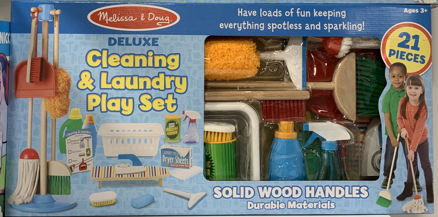 DELUXE CLEAN/LAUNDRY PLAY SET