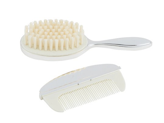 Keepsake Silver Brush & Comb