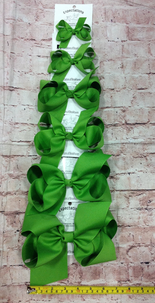 Apple Green Hairbow