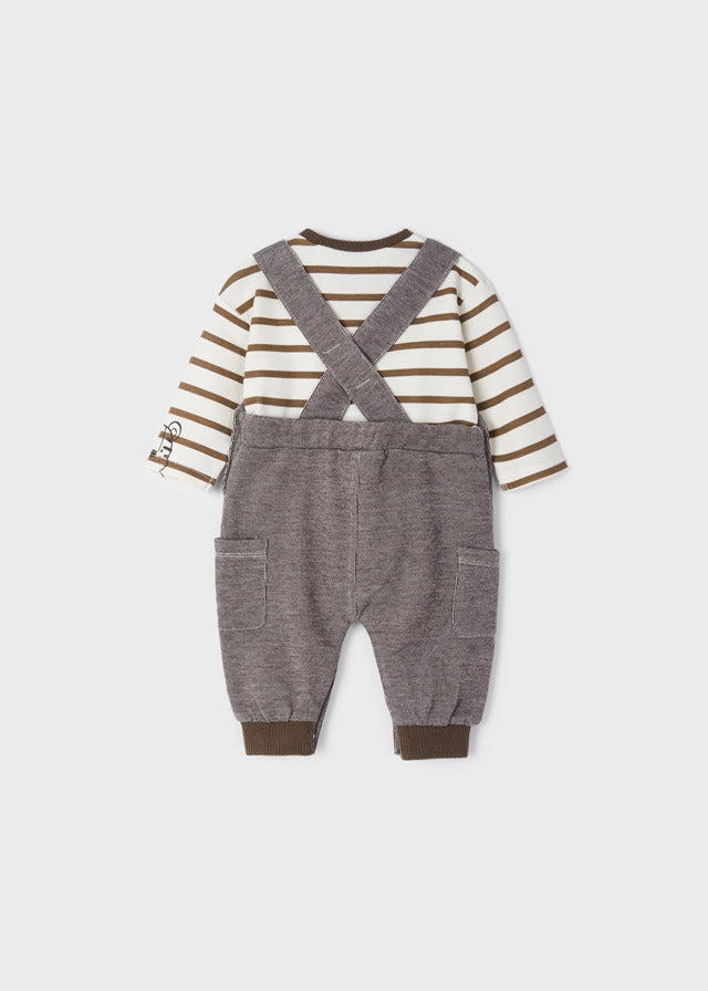 Chocolate Tiger Romper Set