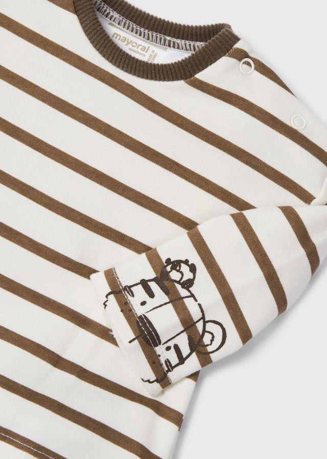 Chocolate Tiger Romper Set