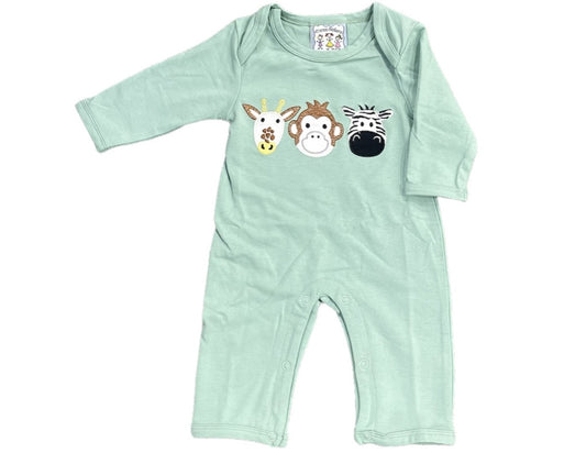 Zoo Day Applique Boys Romper