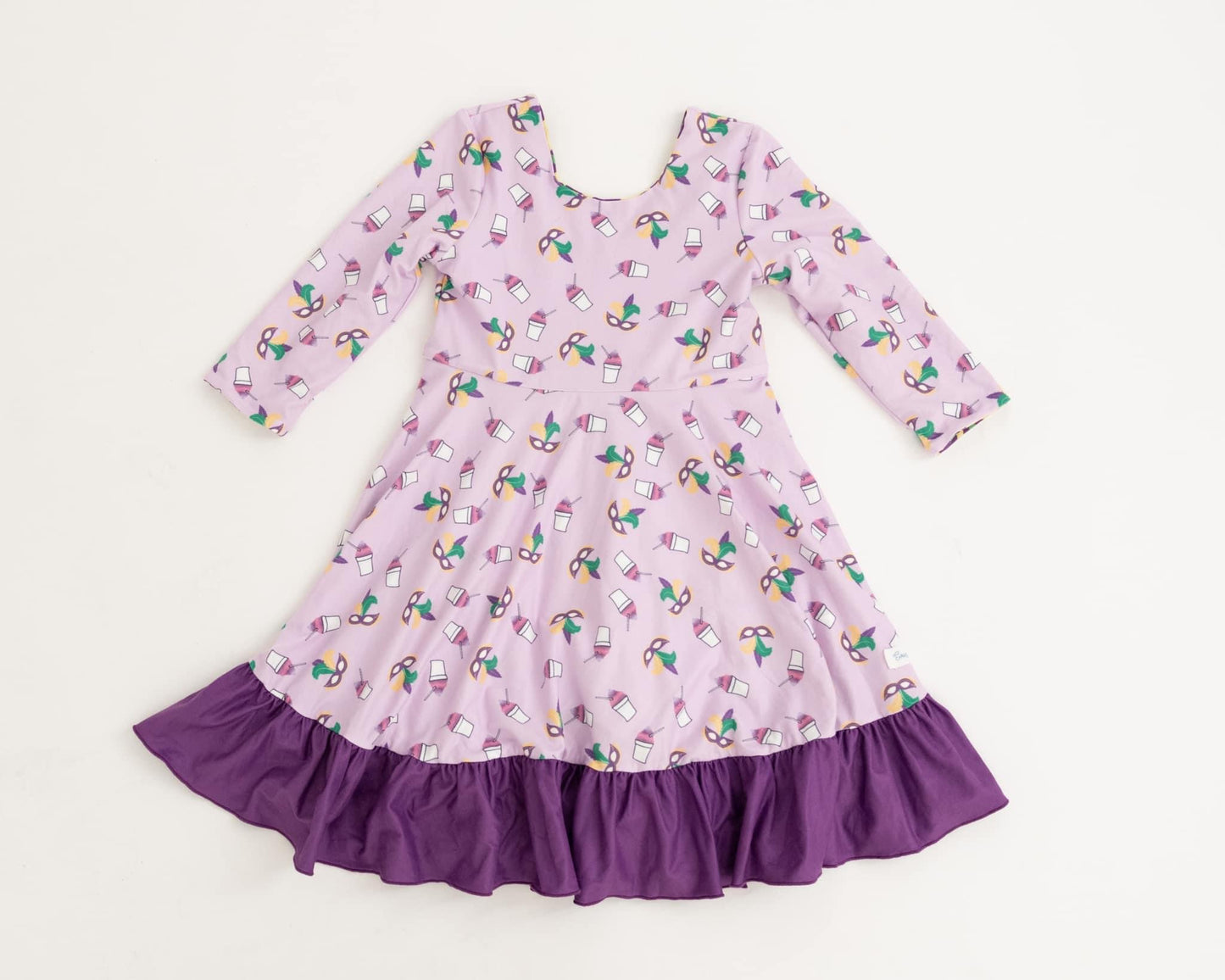 Evie's Closet Reversible Mardi Grass Dress