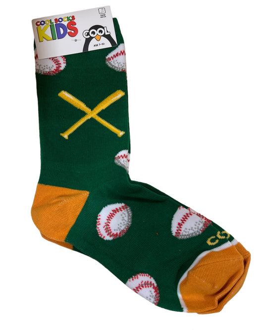 Kids Baseball Cool Socks