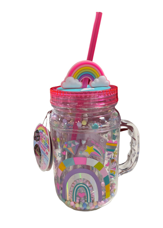 Rainbow Mason Jar