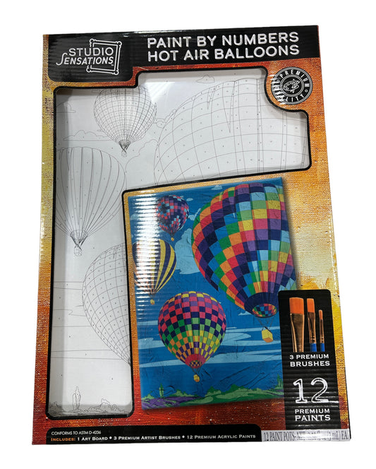 Paint By Numbers - Hot Air Balloons