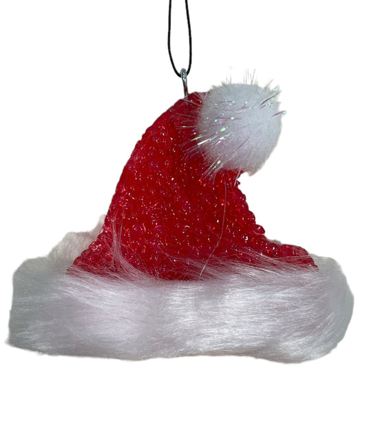 Large Santa Hat Freshie- Sugar Cookie