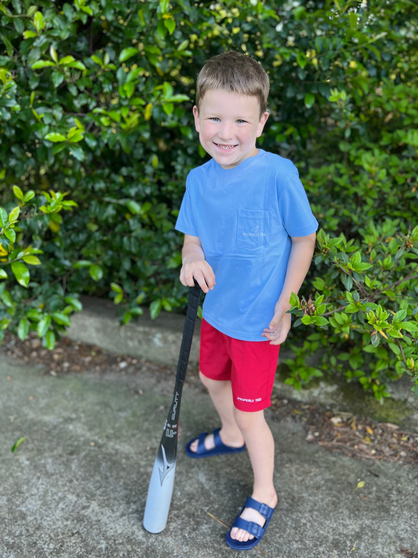 PT Lt Blue Play Ball Tee