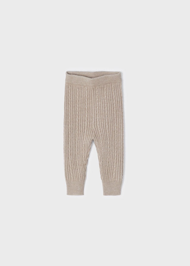 Tan Mole Knitted Leggings