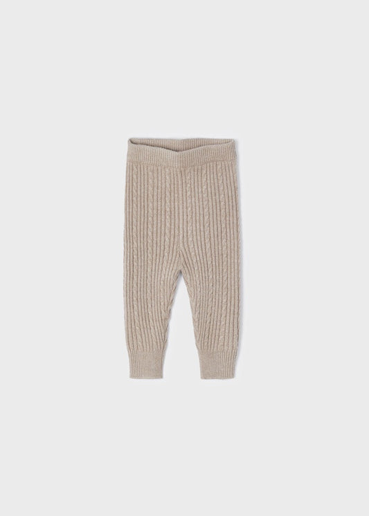 Tan Mole Knitted Leggings