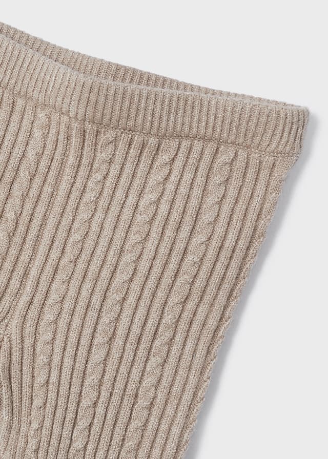 Tan Mole Knitted Leggings