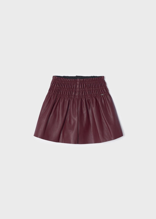 Blackberry Leatherette Shorts