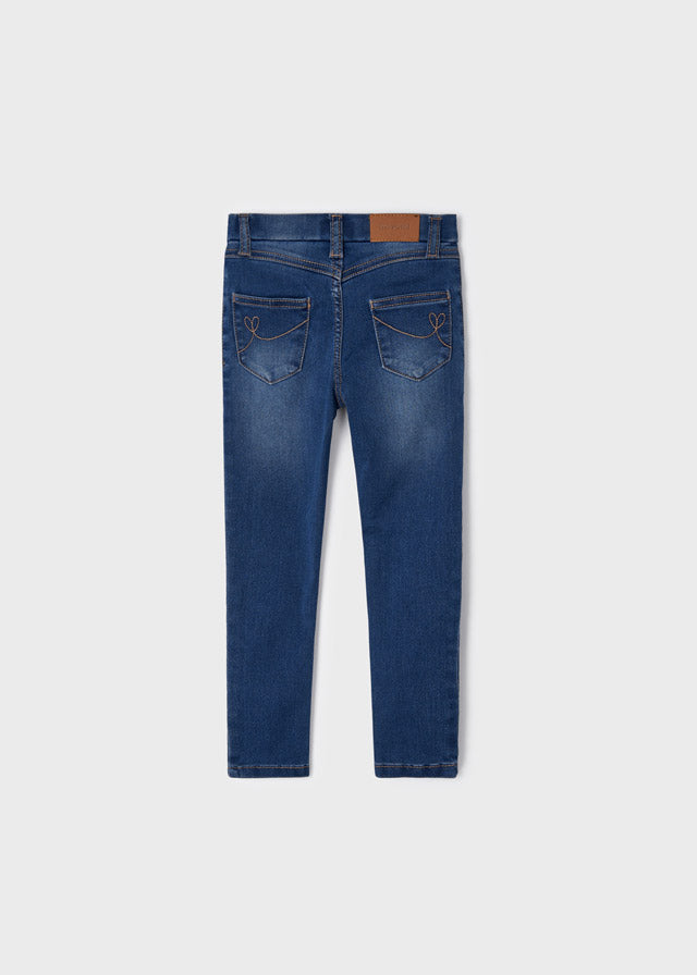 Medium Wash Girls Skinny Jean