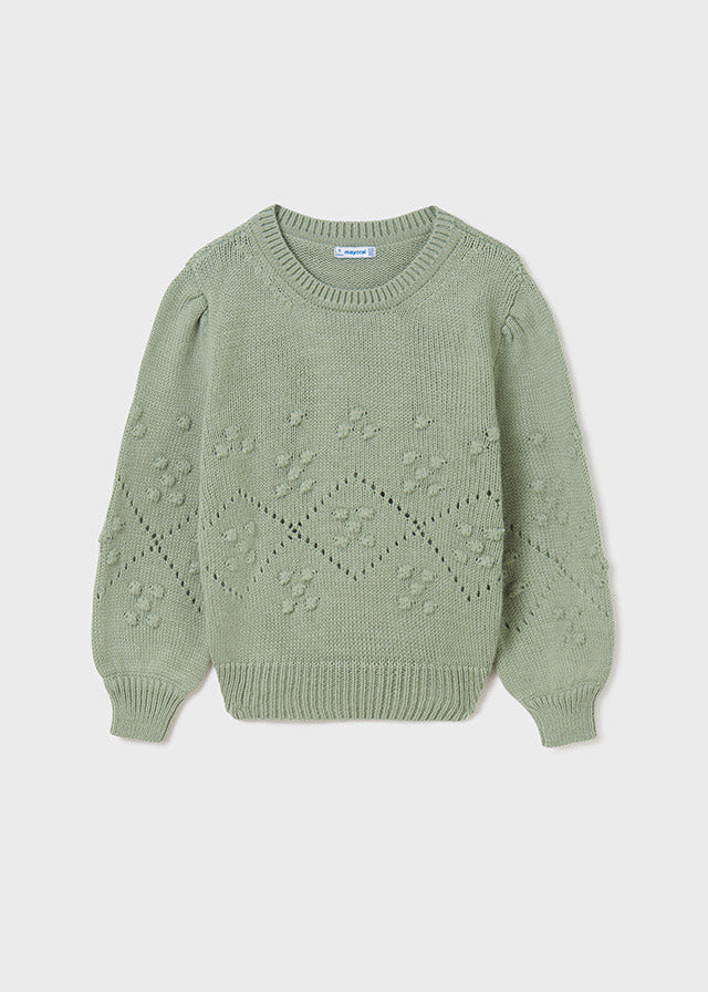 Sage Sweater w/Pom Poms